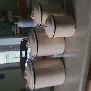 Enamelware 4 piece canister set by CGS International
